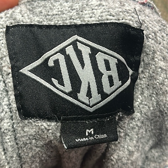 BKC Men’s Geometric Aztec Hoodie Size M 100% Polyester - Picture 6 of 7